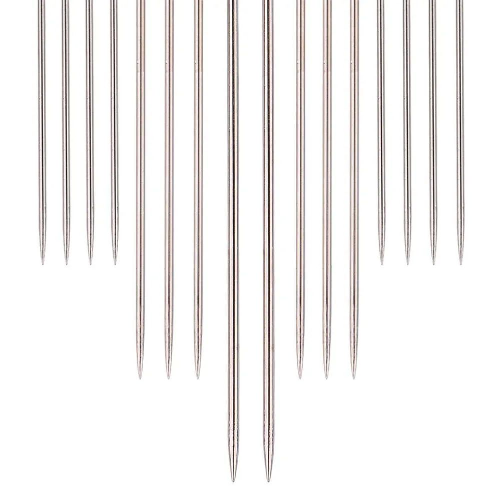 Easy Thread Large Eye Hand Sewing Needles Versatile Easy Thread Large Eye Self Threading 16 Pcs Note Multipurpose