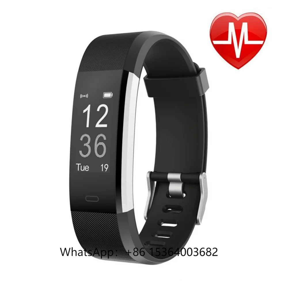 

TJXL-Smart Wristband Sports Heart Rate Band Tracker Bracelet Watch for IOS Android