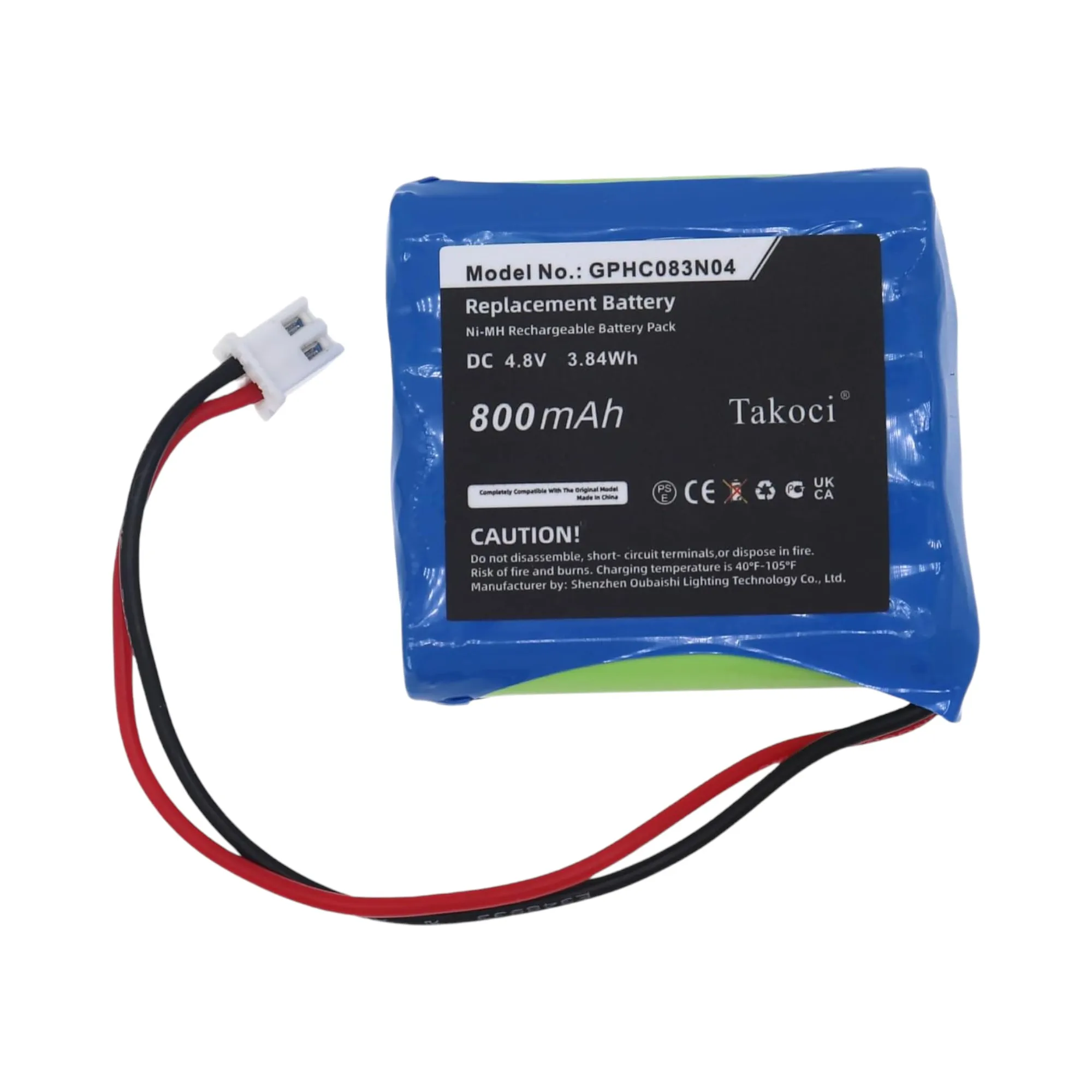 

Equipment, Survey, Test Replacement Battery 800mAh for Algol ZP-500N GPHC083N04