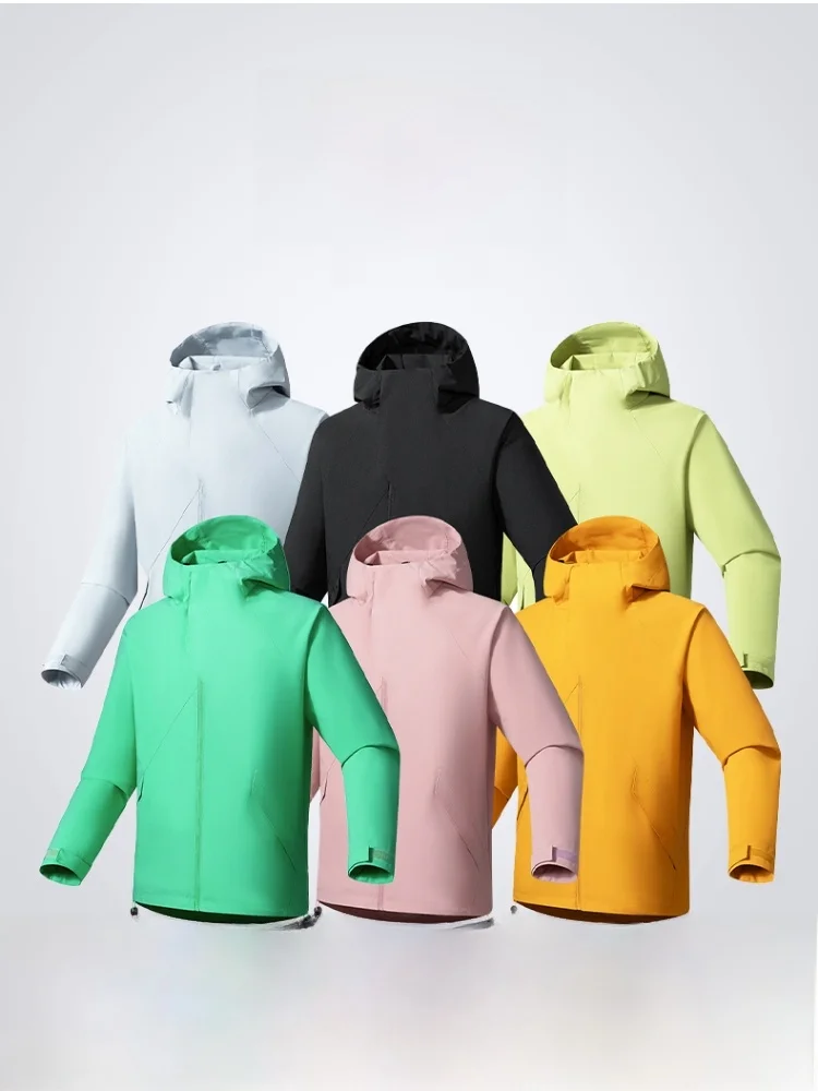 

Высококачественный уличный софтшелл Jaet, мужской и женский парный водонепроницаемый ветрозащитный S-Sed ell Stand Fit Autumn Jaet