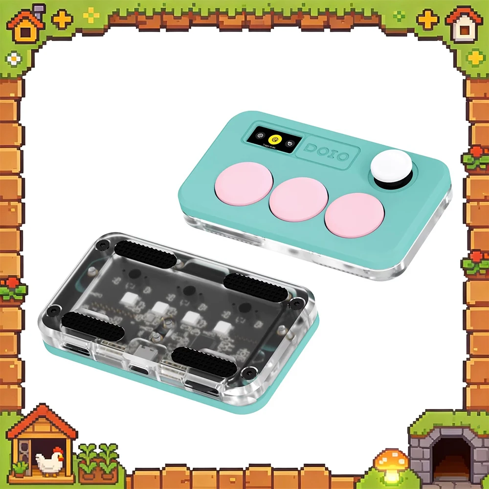 

DOIO KBGM M03 HE Wired Keyboard Aluminum Alloy+Acrylic Full CNC Process Shell RGB Full Patch Backlight Magnetic Axis Keyboard