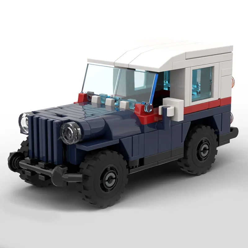 

174 шт. MOC USPS Jeep спортивный автомобиль скоростные чемпионы гонщик строительные блоки кирпич креативный гараж игрушка для мальчиков подарок