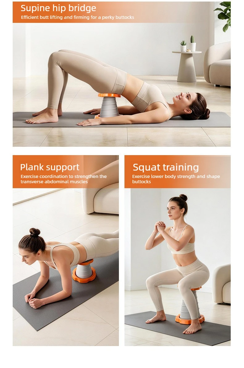 Ergonomic Core Training Assist Push Up Bar Automatic Rebound Spring Floor Stand Home Gym Pilates Upper Body Strength Equipment