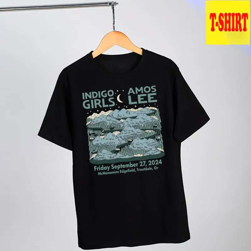 

Футболка Amos Lee Indigo Girls Merch и тур 2024 для фанатов SG08