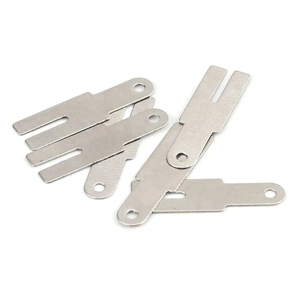 Ear Lithium Batteries Nickel Sheet Welding Nickel Sheet 205.7mm Battery Connection Nickel Sheet Silver Smooth 50pcs