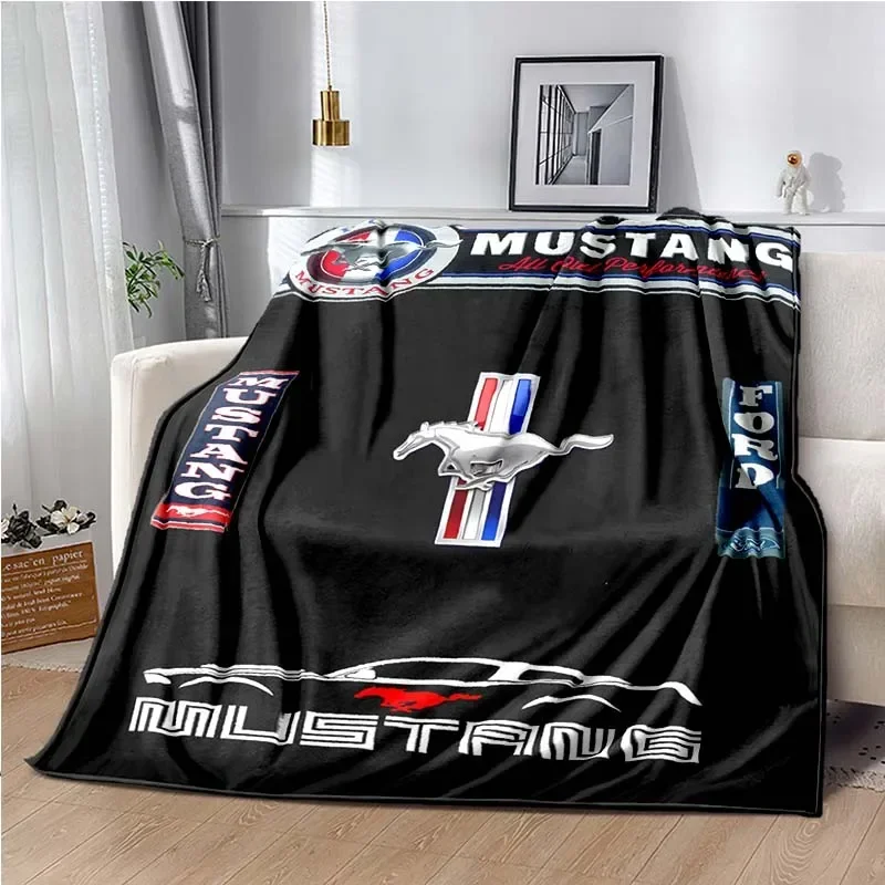 Mustang coperta trapunta leggera tenere in caldo tessuto carino coperta divano letto Home Office disponibile in tutte le stagioni