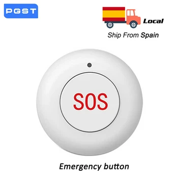 Bouton d'urgence SOS PGST, bouton de panique, système d'alarme de Protection de sécurité domestique pour personnes âgées, connexion à un système d'alarme 1