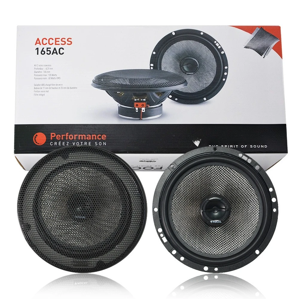 

Автомобильный коаксиальный динамик 165AC6,5-дюймовый автомобильный аудиодинамик для передней и задней двери, модифицированные высокие и низкие динамики