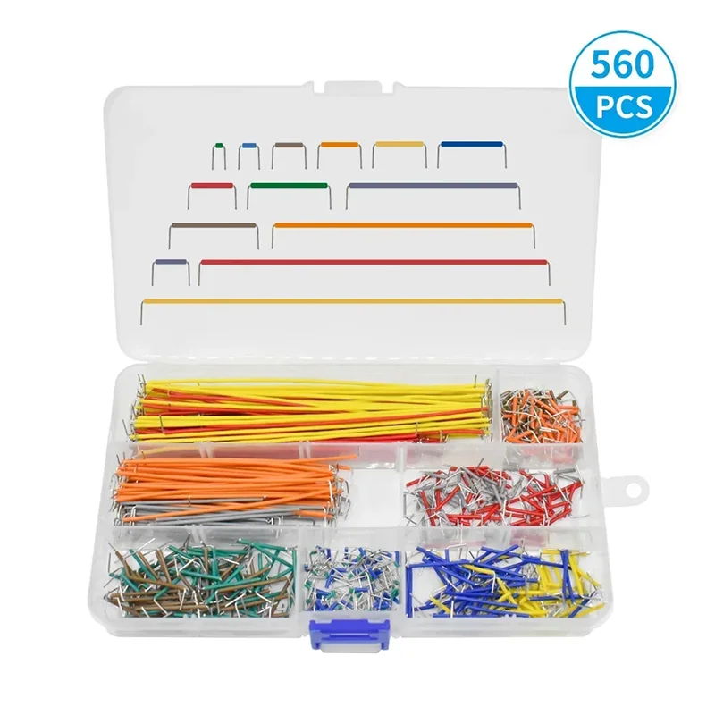 1 box of 140/560/840 Breadboard Cables Breadboard Cables Breadboard Patch Cords Connecting Cables