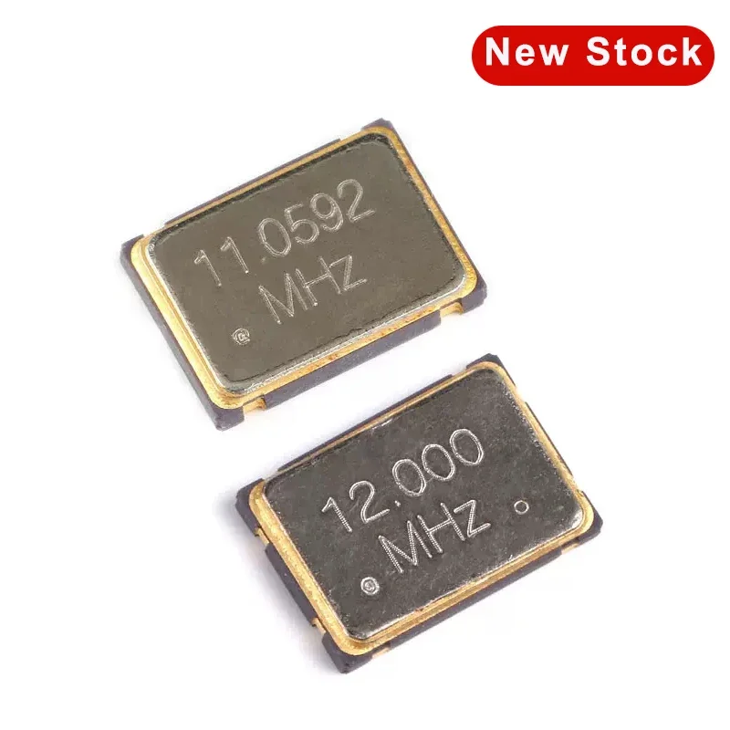 50PCS 5*7mm 7050 4Pin 8MHZ 10MHZ 11.0592MHZ 12MHZ 16MHZ 22.1184MHZ 25MHZ 48MHZ 50MHz 100MHZ 125 5070 Active Crystal Oscillator