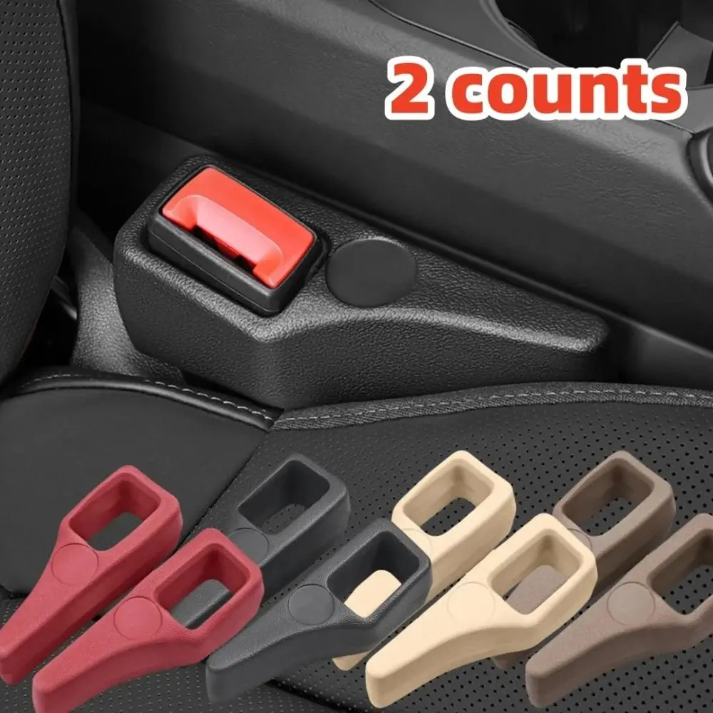

1Pair New EVA Seat Belt Groove Protection Covers Black Anti-Slip Car Seat Maintenance Seat Gap Plugs Universal