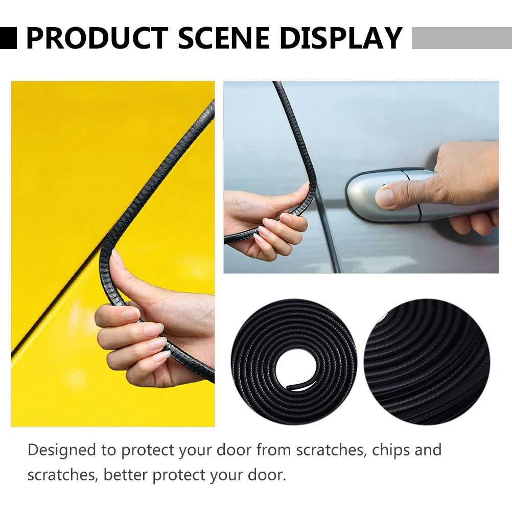 

Car Door Protector Strip Universal Auto Door Edges Guard U Shape Seal Trim For Vehicle Doors Refrigerators Cabinets