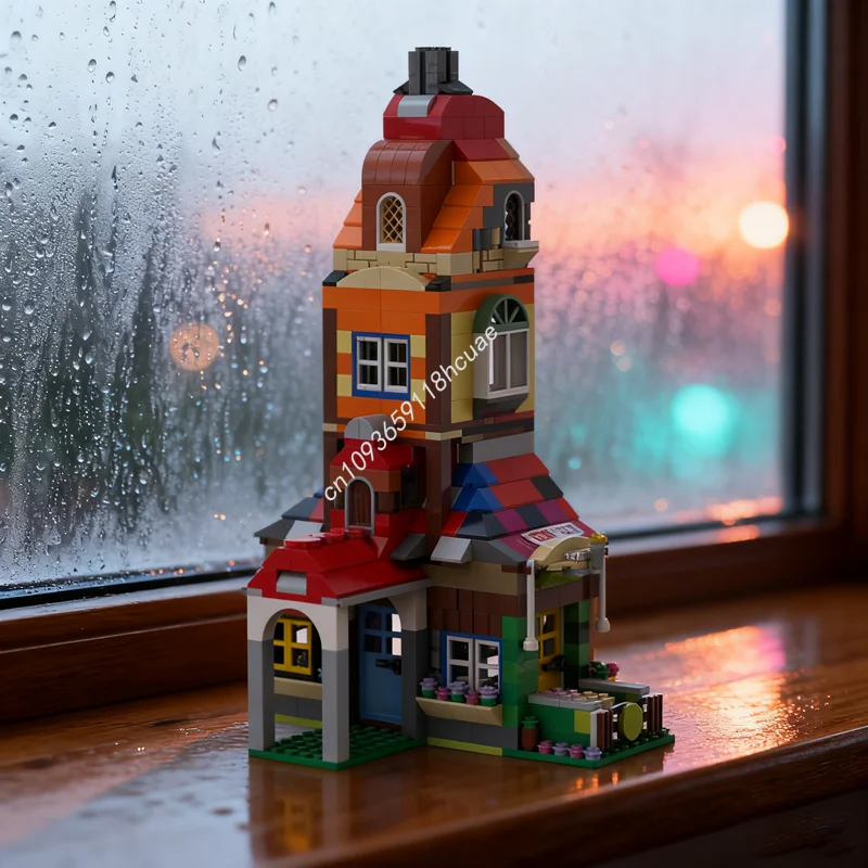 

570 шт. MOC Берроу Гарри Поттер классическая модель строительные блоки строительство сборка DIY рождественские подарки креативная идея игрушки