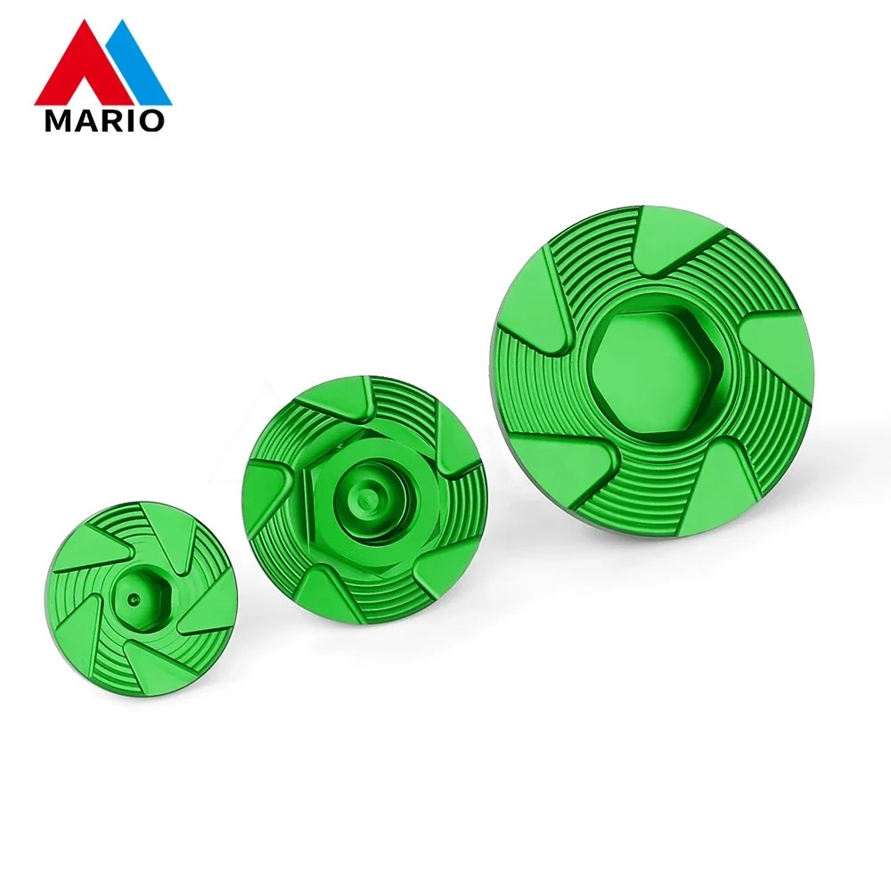 

Motorcycle Accessories For Kawasaki KX250 KX250F KX450 KX450F KLX450R Engine Oil Filler Screw Cover Plug Fuel Gas Cap 30mm
