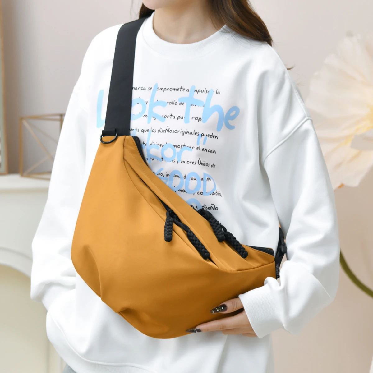 2026 Neue Leichte Wasserdichte Umhängetasche, Große Kapazität Vielseitige Fahrradtasche, Sport-Brusttasche, Herren-Schultertasche, Damen-Tasche – Detail 9