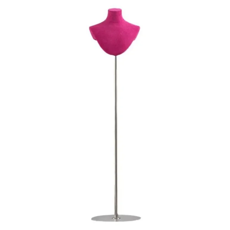 

High-end suede neck mold necklace rack, scarf, silk scarf jewelry, jewelry display rack, clothing store window display props