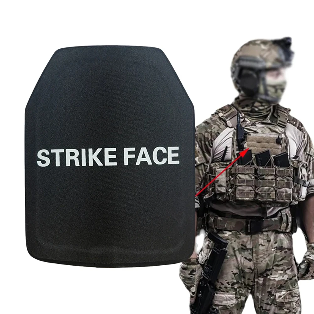 NIJ III Level Pure PE Bulletproof Plate Level 3 Bulletproof Plate Backpack Bulletproof Vest 25X30CM Tactical Plug Plate