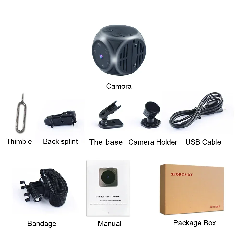 Camcorder Surveillance Secret Mini 1080P Monitor Security Camera Protection Sensor  Video Recorder Camera Security