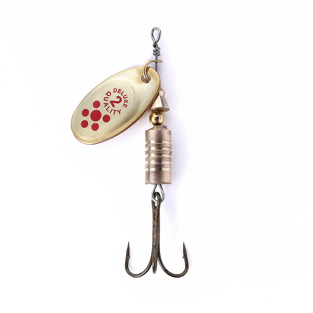 10 sztuk 6.7cm 7g Spinner łyżka metalowa przynęta Fishing Lure cekiny Crankbait łyżka przynęty dla Bass pstrąg okoń szczupak obracanie