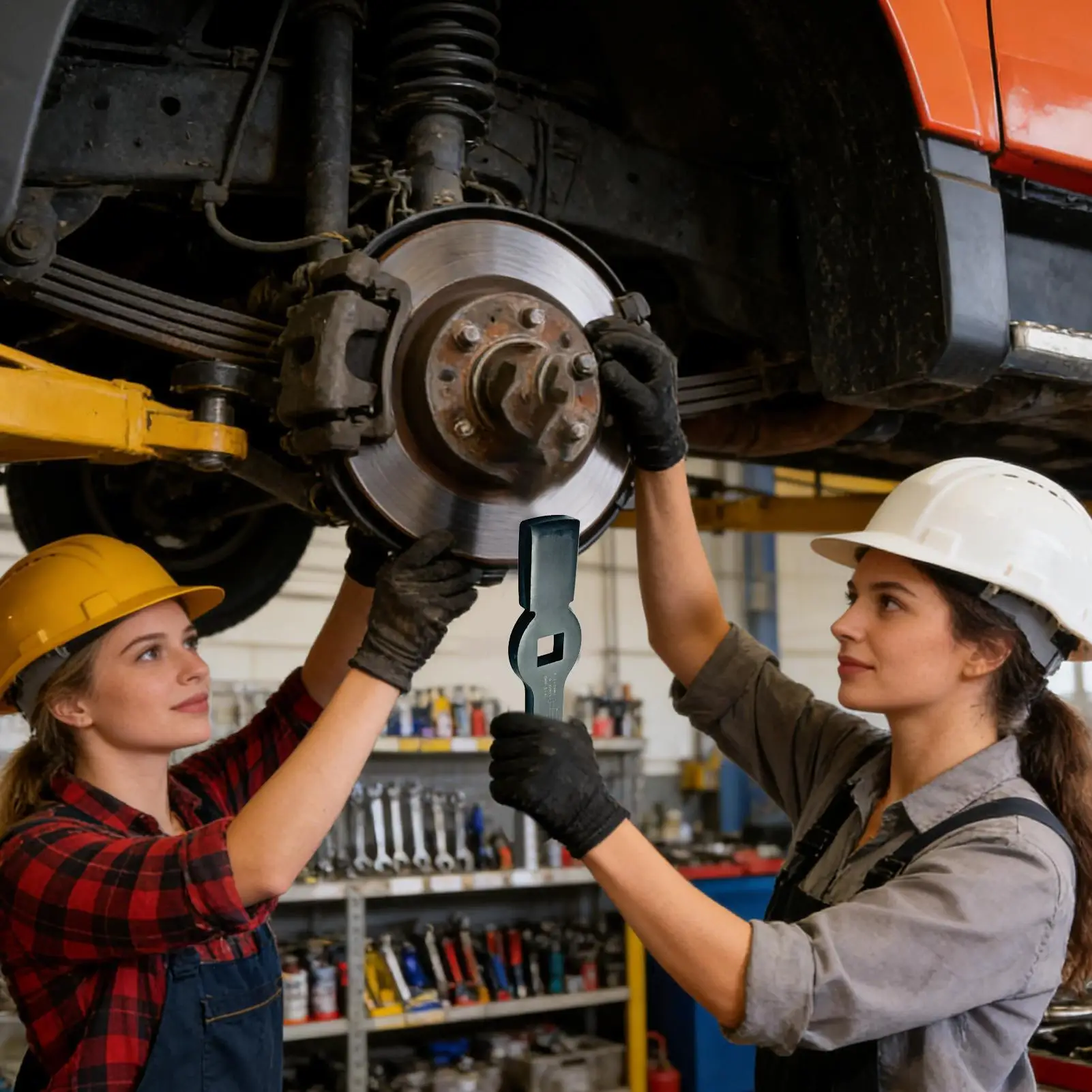 

Ключ для тормозных дисков, стальной портативный сверхмощный эргономичный трудосберегающий гальмівный дисковый ключ для грузовиков, инструмент для эффективности обслуживания