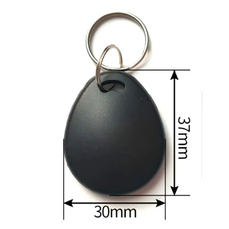 5/10Pcs Black RFID ID 125KHz EM4305 T5577 Waterproof Blank Key Ring Tag Copy Writable Rewritable Keyfobs Card Fast Shipping