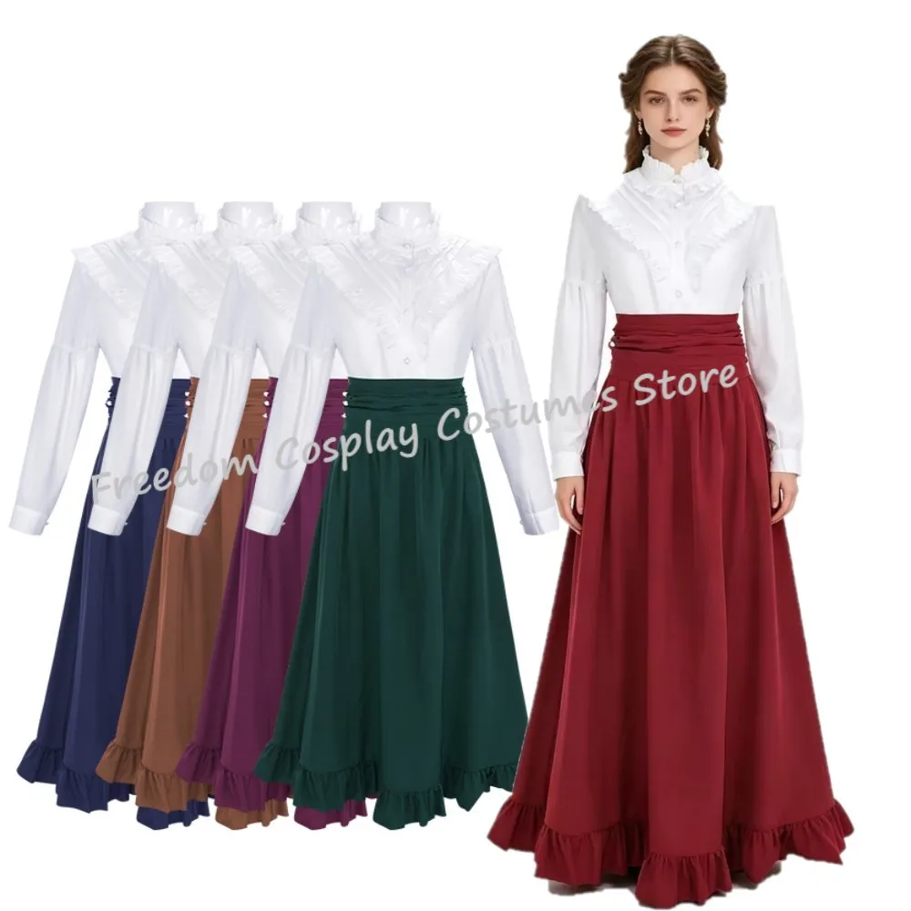 

2026 NEW Victorian Vintage Dress Adult Ladies Medieval Queen Princess Ball Gown Halloween Carnival party Cosplay Costume