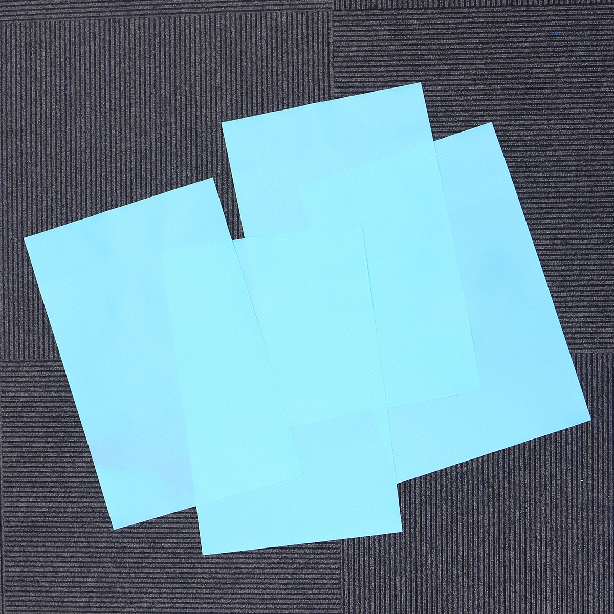 

4 Pcs Countertop Mat Anti-slip Moisture-proof Pad Fridge Pads Can Be Cut Drawer Liner