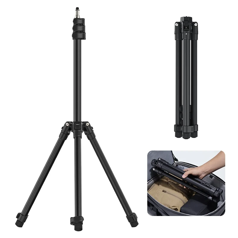 

Ulanzi TT43 1.9M Reversible Leg Light Stand Tripod Aluminum Alloy Light Stand for LED Light Projector Flash Softbox Max Load 6KG