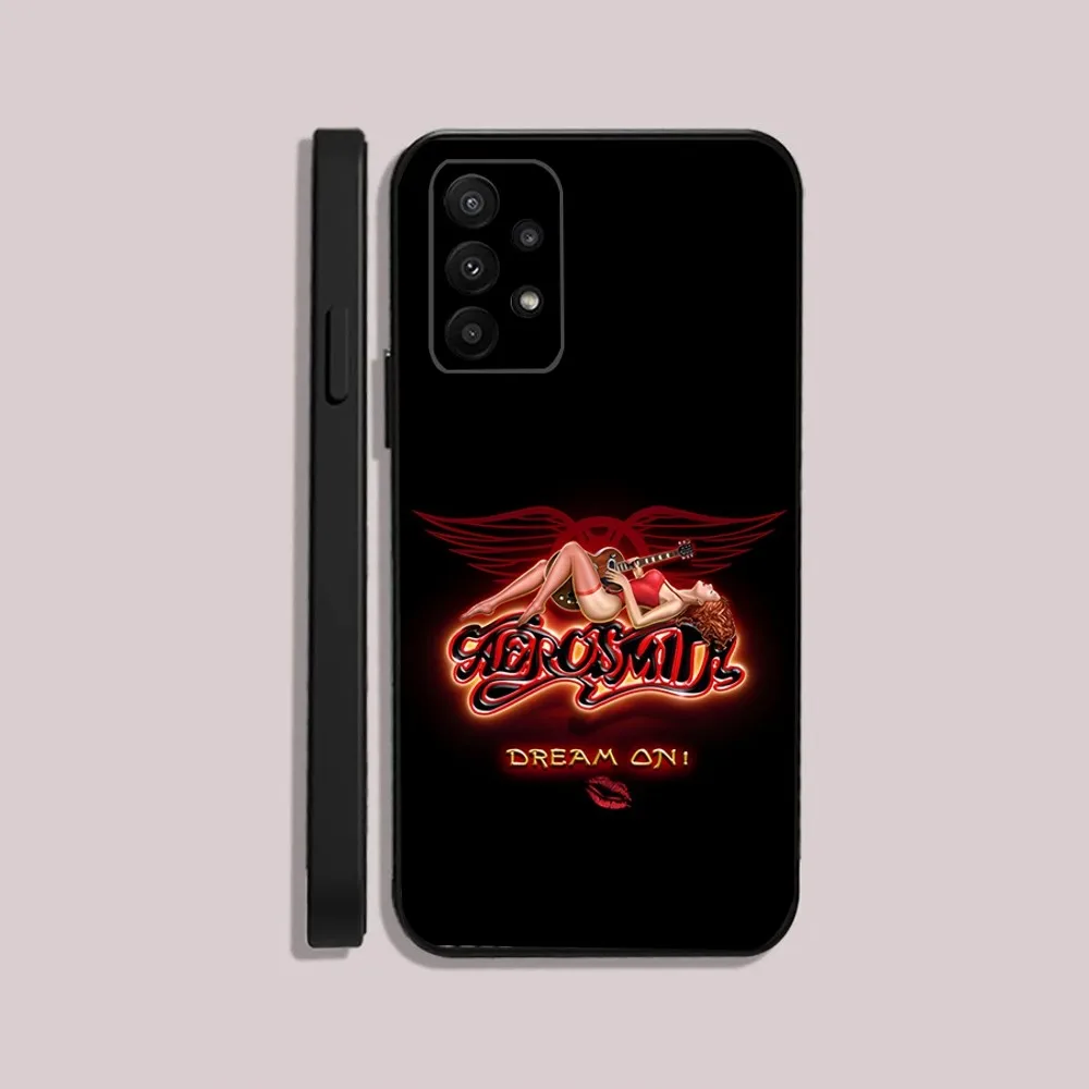 Aerosmith Rock Cool Phone Case For Samsung S25,23,22,30,24,10,9,Ultra,Plus,Lite,FE,5G Black Soft Case