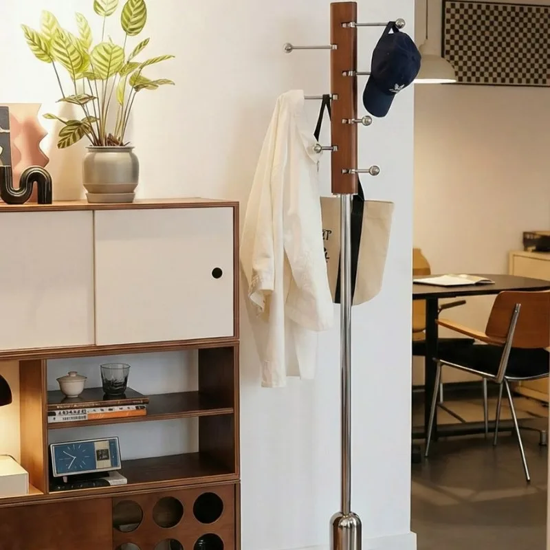 Platzsparender Kleiderständer, Eck-Boutique-Kleiderständer im nordischen Stil, Wohnzimmer-Wandgarderobe, Wohnmöbel
