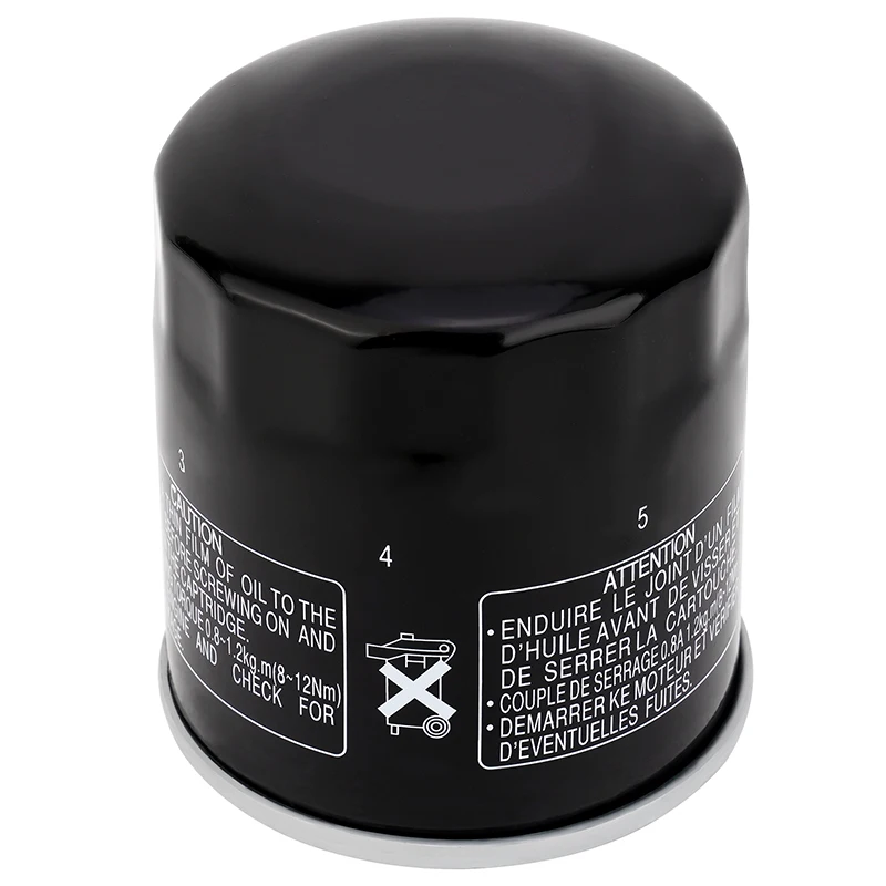 1/2/4pcs Motorcycle Oil Filter For KAWASAKI KLF400 KVF300 EN500 EN650 EX300 VN800 VN1500 VN1700 Z800 Z900 Z1000 ZX-10R ZX-14 3