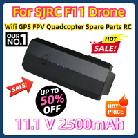 For SJRC F11 Drone Wifi GPS FPV Quadcopter Spare Parts RC Drone 1PCS 11.1 V 2500mAh Lipo Battery