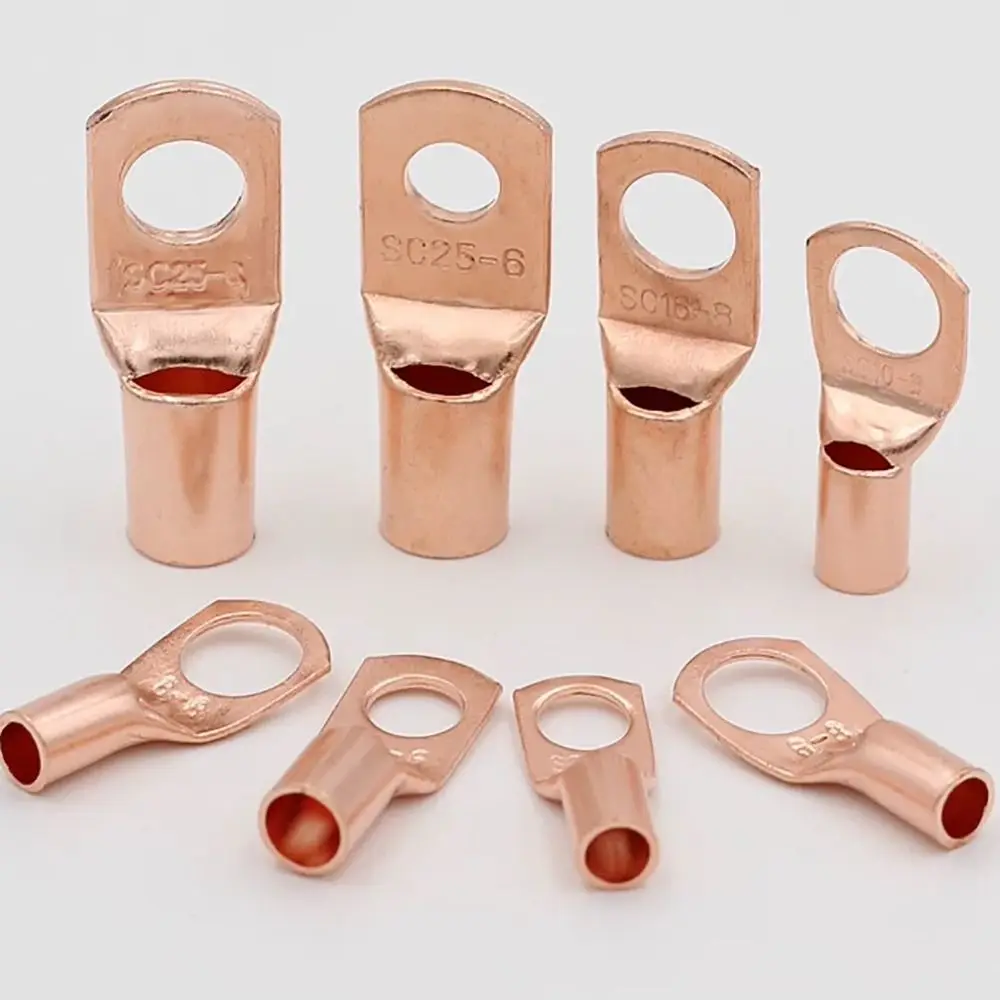 New Copper Coppe Terminal Non-Insulated Small Cable Wire Connector Terminal Block Cable