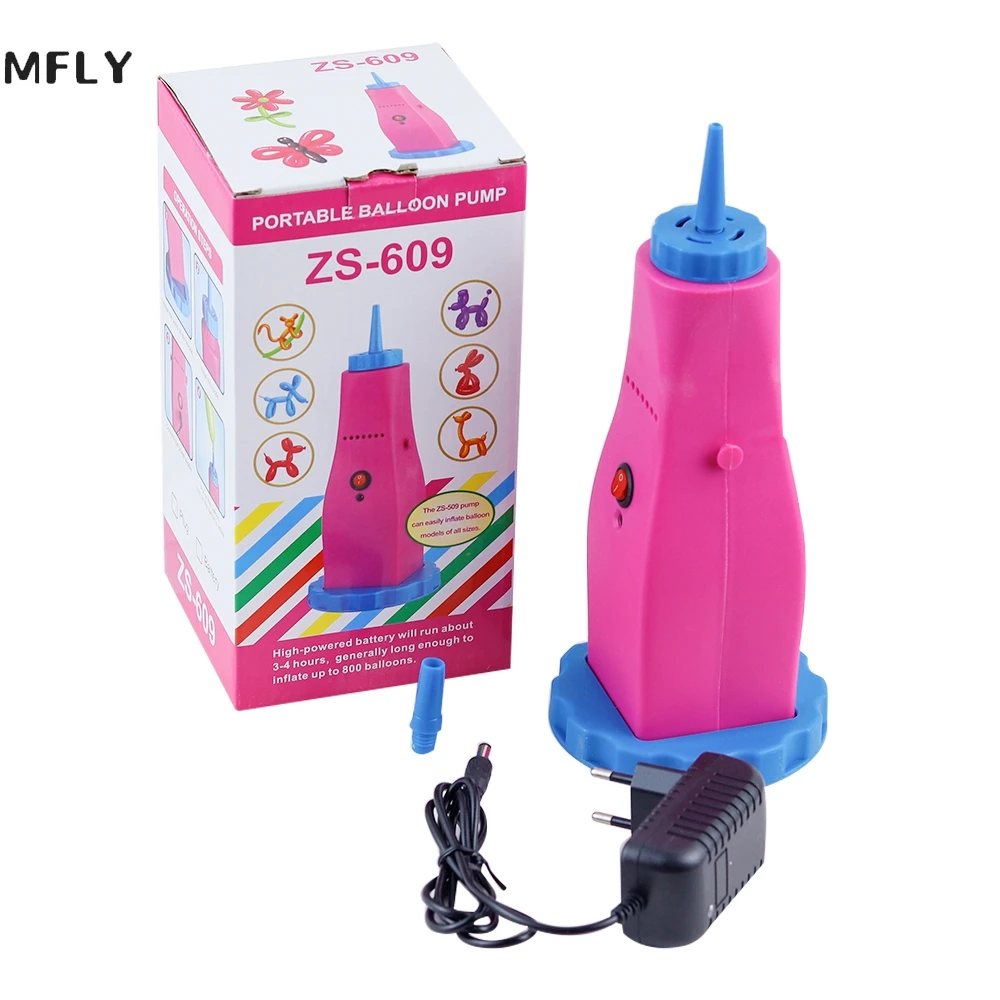 AC 100-240V Electric Long Bar Balloon Inflator Pump Portable Balloon Inflating Machine