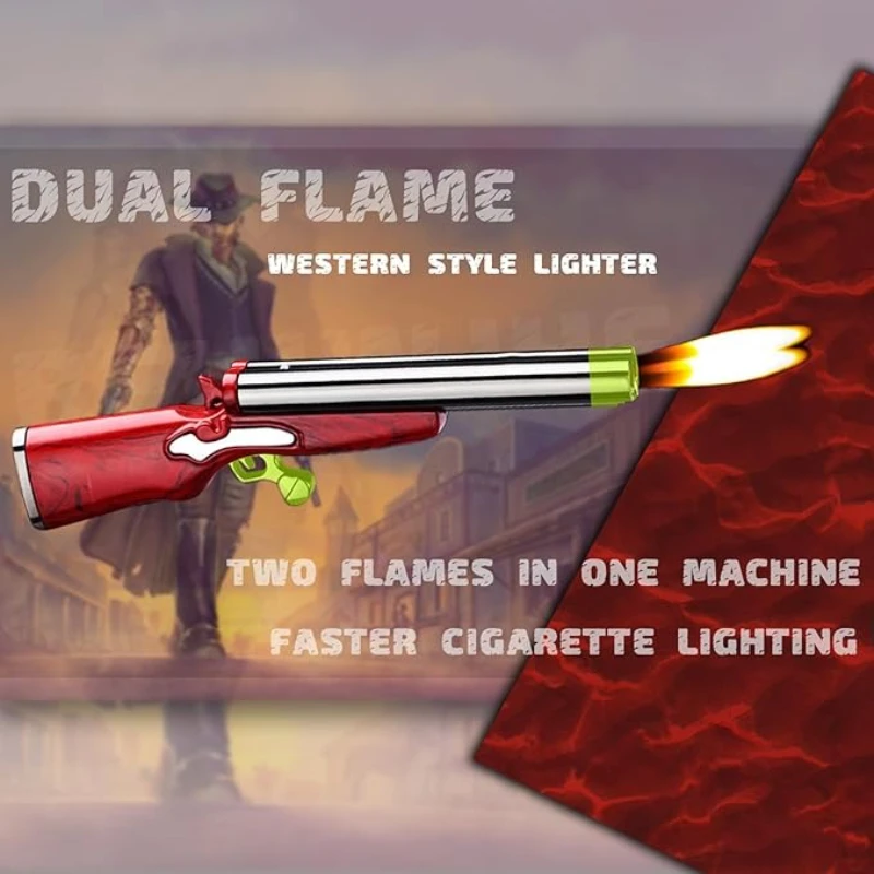 Retro Design Mini Torch Lighter Multi-Purpose Refillable Adjustable Butane Gas Ideal for Kitchen Camping Fire Pit Daily Use