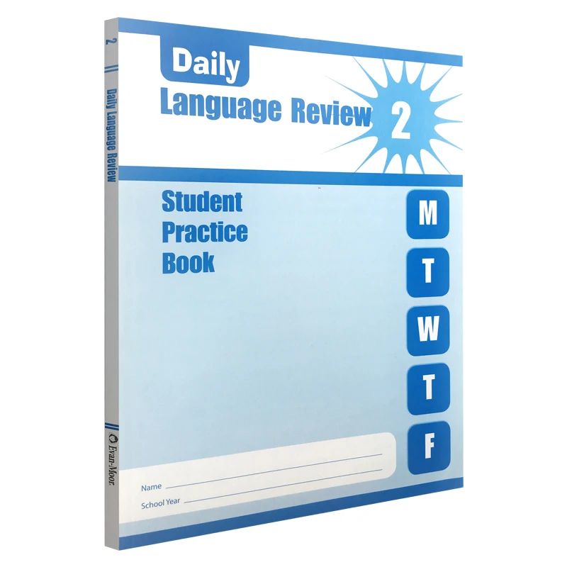 Evan-Moor Daily Language Review Grade 2 SE Workbook,aged 6 7 8 9, English book 9781596730601