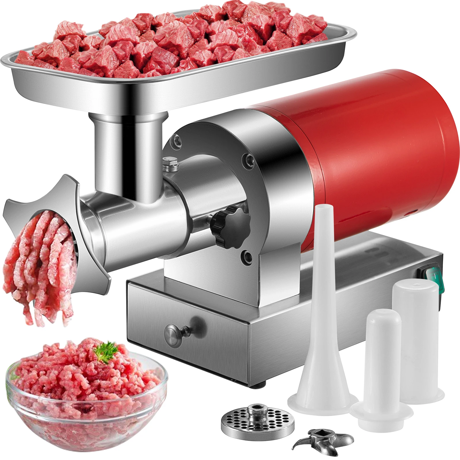 1100W powerful motor meat grinder/grinder/slicer electric meat cutter/meat processing machinery