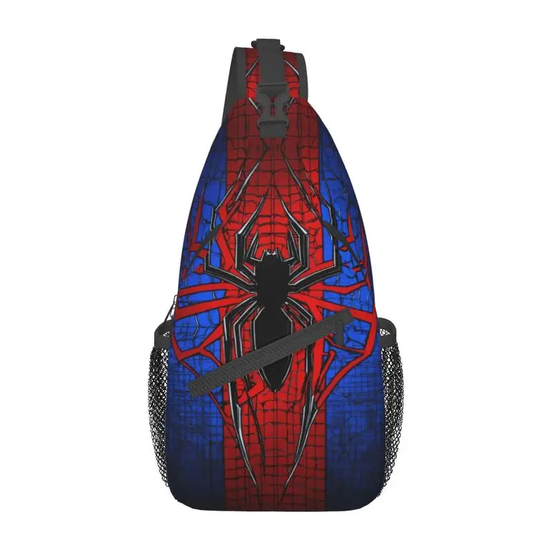 Personalized Spider Man Sling Bag Men Cool Shoulder Chest Crossbody Backpack Traveling Daypack