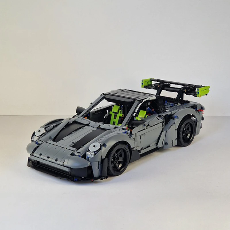 1687pcs MOC Sports Coupe GT3 RS B Alternate Technical Vehicle Engineering Model Building Blocks Module Diorama Ship DIY Toy Gift