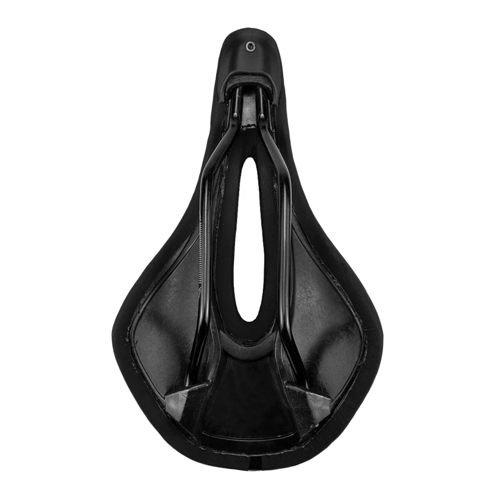 سرج جلدي من الألياف الدقيقة مصنوع يدويًا من YUMAJ للدراجات وسادة مقعد ركوب الدراجات من الكروم الموليبدينوم الممتص للصدمات وخالية من الأظافر