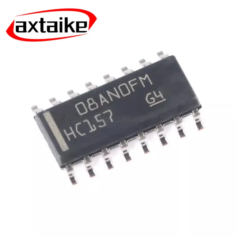 10PCS SN74HC157DR HC157 74HC157 SOIC-16 Encoders Decoders Multiplexers Demultiplexers SMD IC