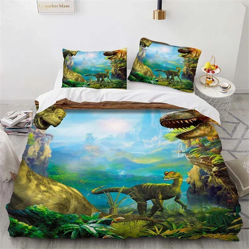 

Dinosaur Animal Jurassic World Park Bedding Set Single Twin Double Queen King Cal King Size Bed Linen Set