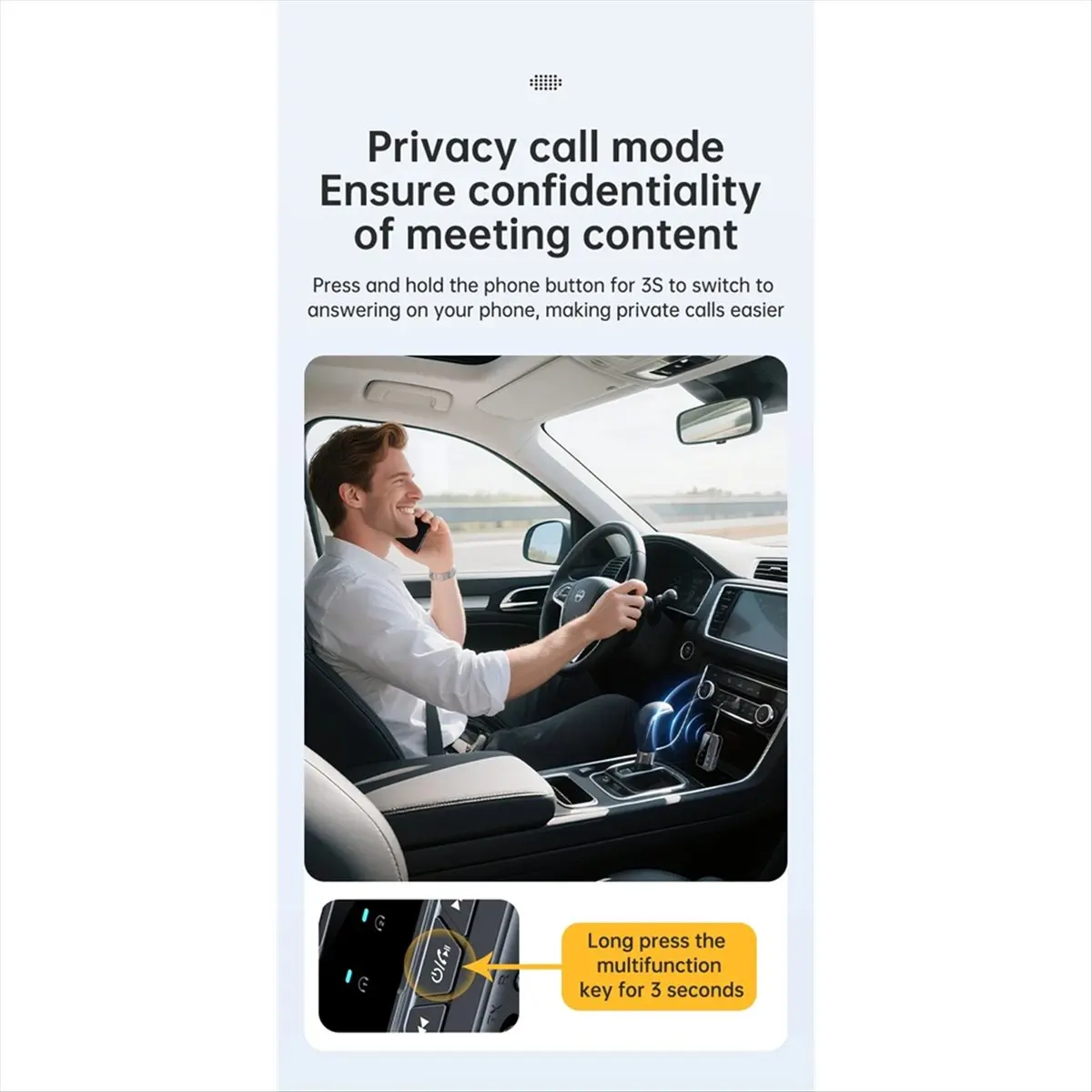 

A23G 2 in 1 Bluetooth 5.4 Audio Receiver Transmitter 3.5MM AUX with Mic Music Wireless Adapter for Headphones PC TV Car