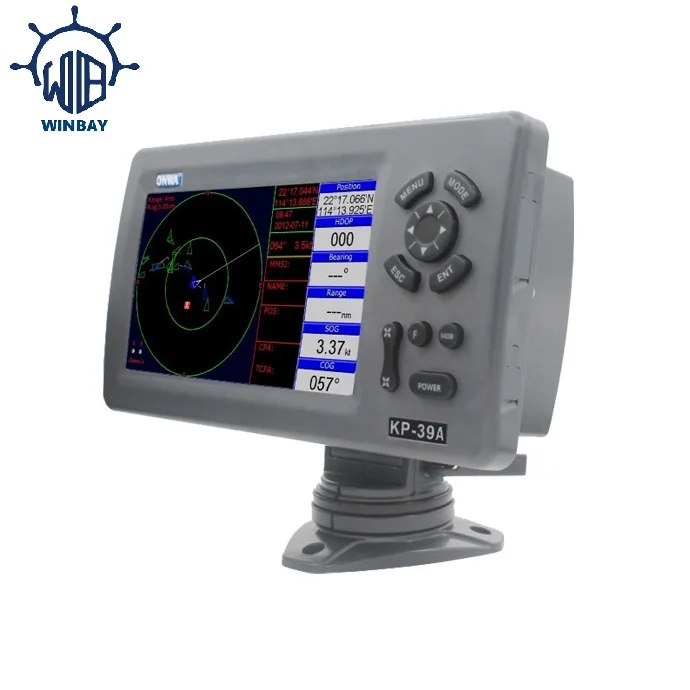 New KP-39A LCD 7 Inch ONWA GPS Chart Plotter with Built-in Class B AIS Transponder Upgraded Version