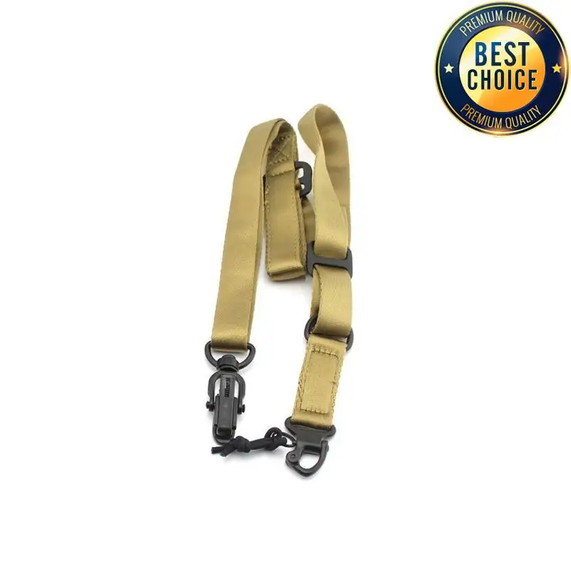 MS2 Tactics Mission Rifle Sling Adjustable Double Point Rope Safety Gun Strap CS Multifunction Lanyard Sling Strap