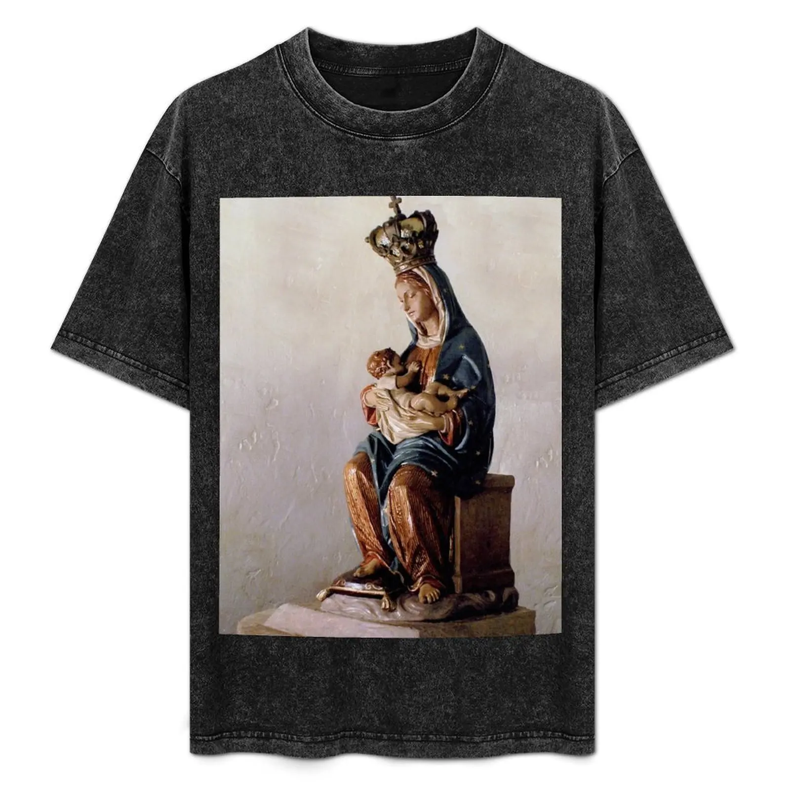Camiseta Our Lady of La Leche (vista lateral) Estilo urbano Informal Top de manga corta