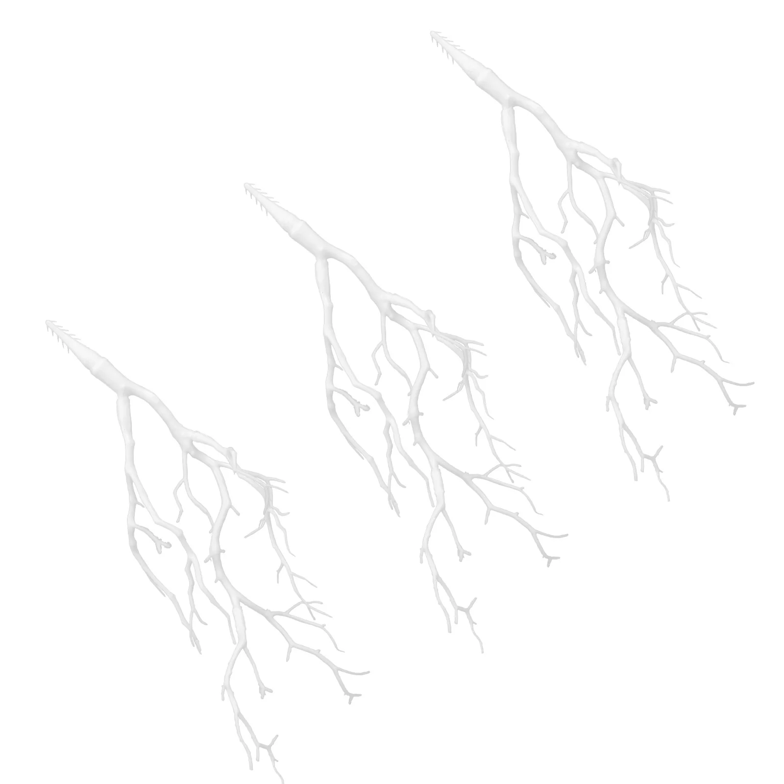 

3pcs Diy Antler Headdress Simulation Coral Branch For Home Decor Artificial Plant Landscaping Halloween Party Supplies Fish Tank