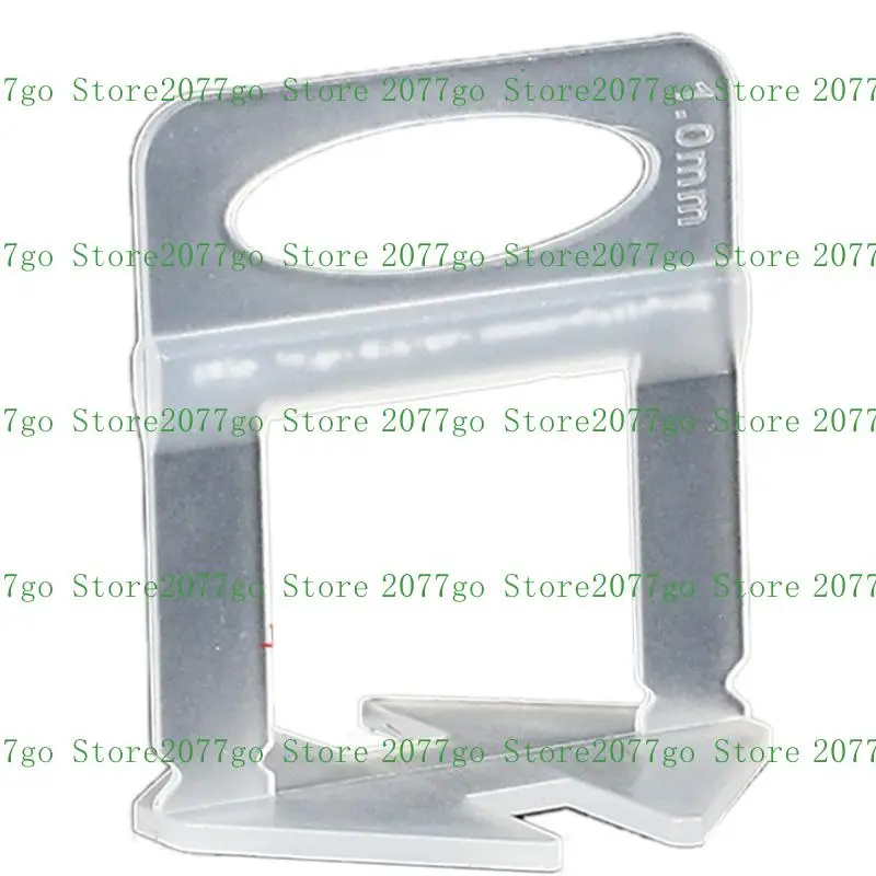 Y1UD 100 Pcs Tile Leveling Clips Flat Tile Leveling Spacers System Clips for Professional Ceramic Tile and Stone Installation