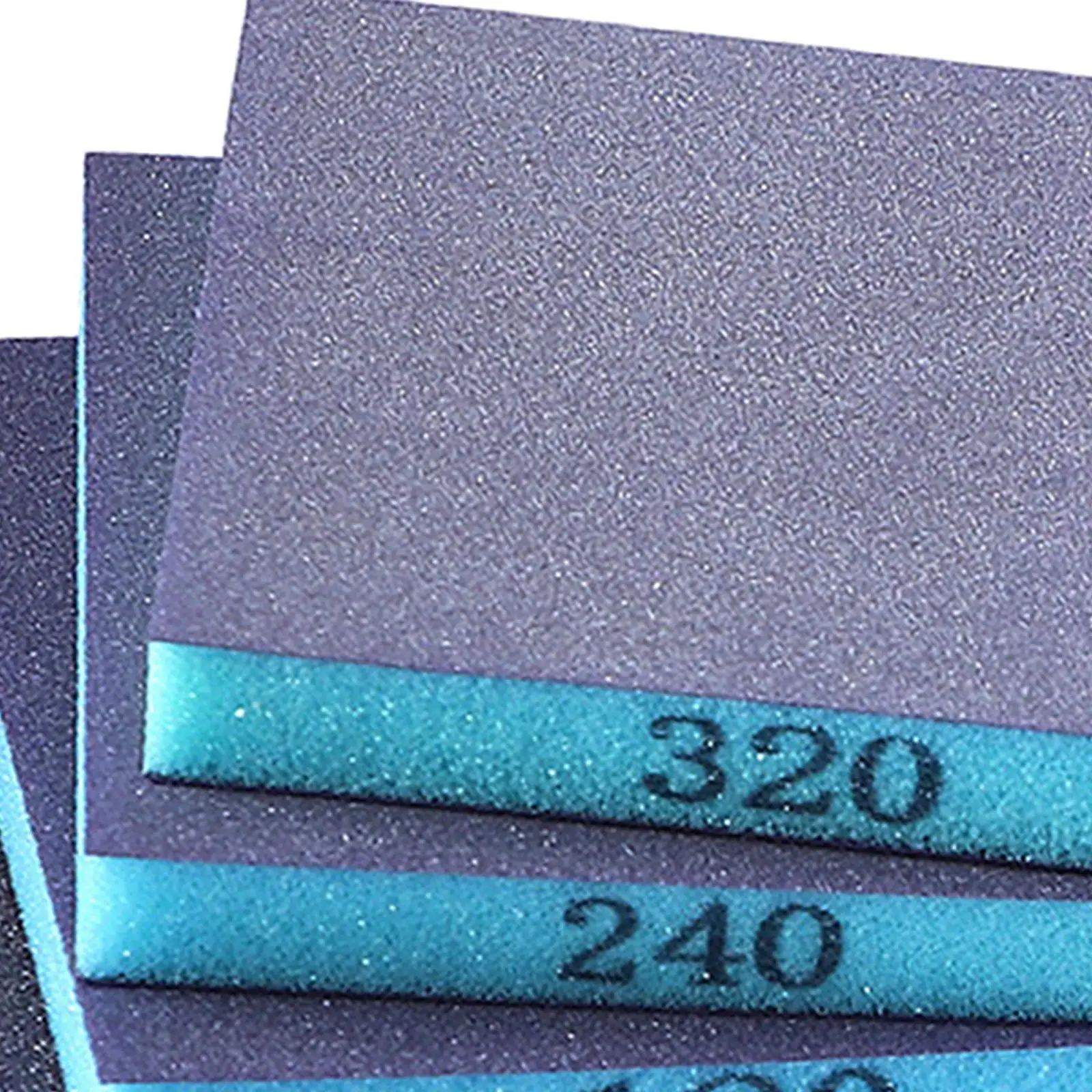 6 قطع DIY الإسفنج الرمل ورقة الإسفنج الرملي كتلة الخشب المعادن دورة اليد الرملي أدوات ل تجهيزات المطابخ الصدأ شحذ المعادن #6