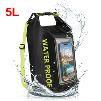 Waterproof PVC Bag 5L Swimming Diving Rafting Floating Shoulder Outdoor Beach Sports Kayaking Travel Crossbody Bags Pool Surfing